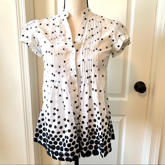 MICHAEL Michael Kors Tops - MICHAEL Michael Kohrs Dot Button Down